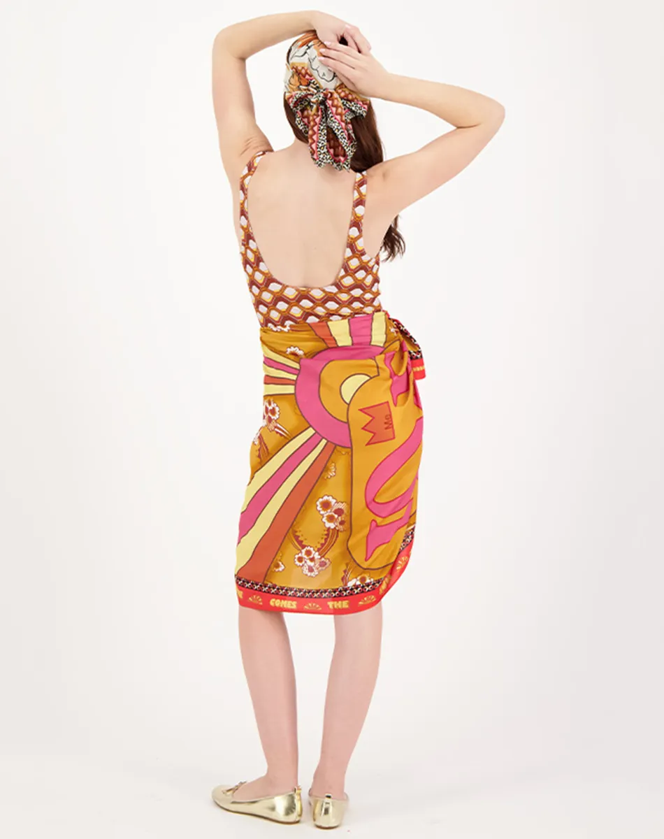 Tessa Printed Sunset Swimsuit