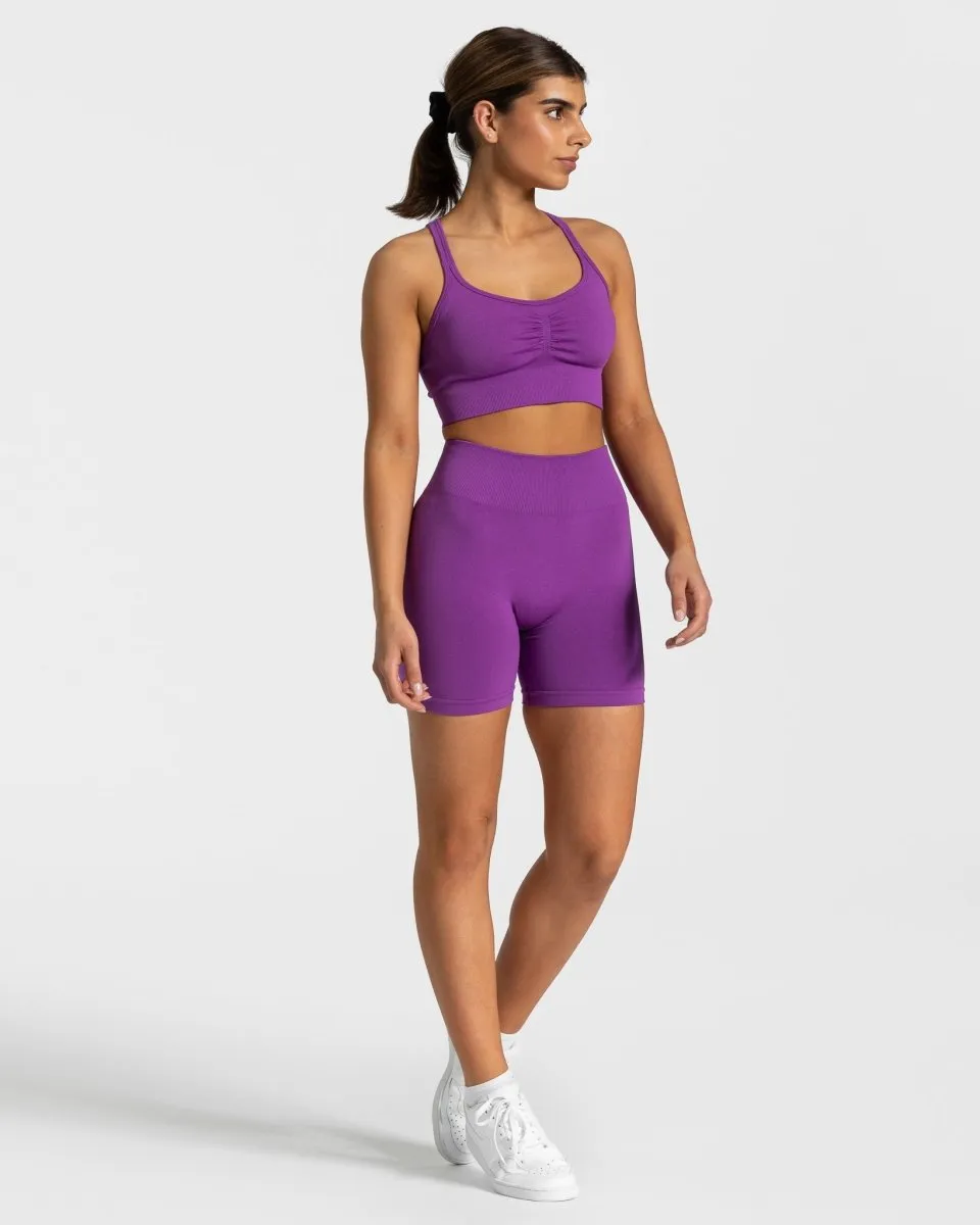 Timeless Scrunch Short "Violett"