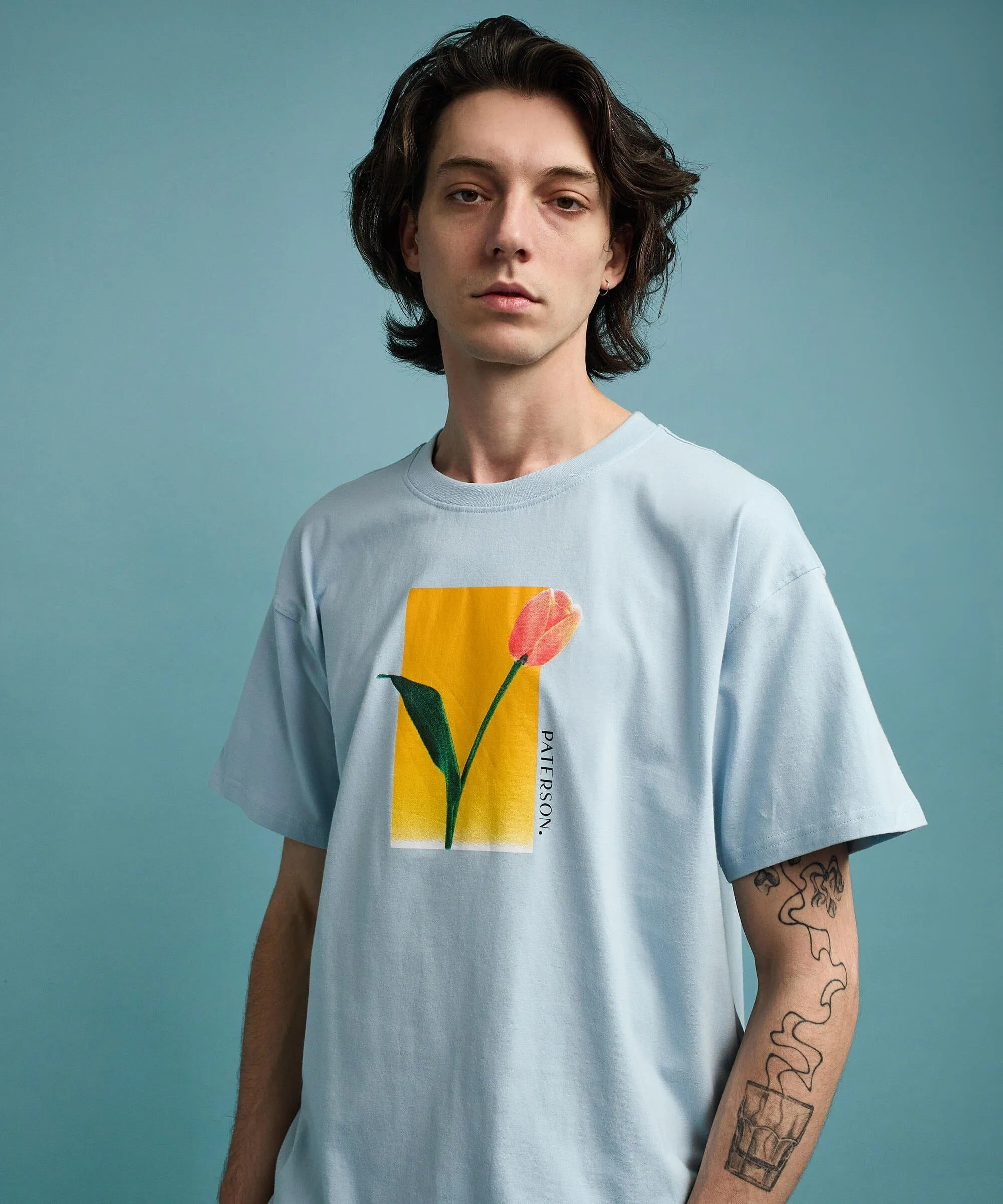Tulip Short Sleeve Tee - Light Blue
