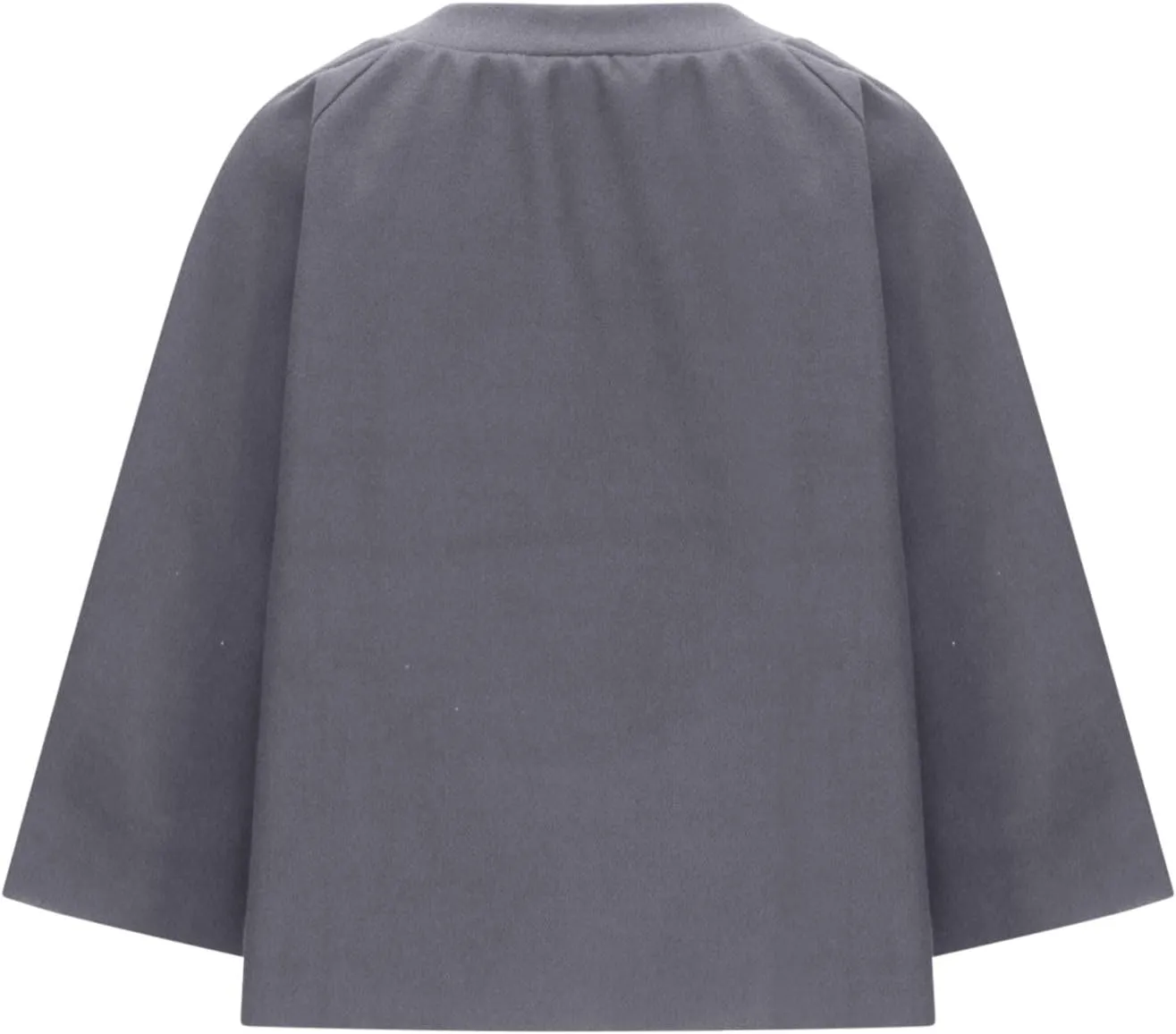 XUNRYAN Womens Trench Coat Wool-Blend Jackets Short Coats Cropped Cardigan Open Front Cape Coat Shawl Wraps Fashion Outerwear